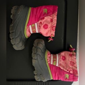 Toddler girl Sorel winter boots size 10